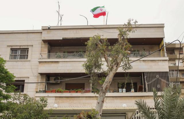 ساختمان جدید کنسولگری ایران در دمشق