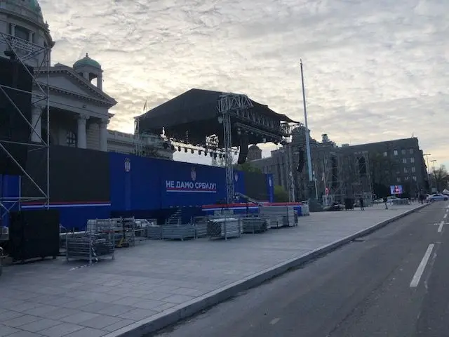 vučić, vučićev miting, sabor SNS, Pokret za narod i državu