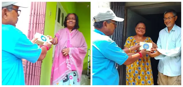 এক কোটিরও বেশি বাড়িতে প্রসাদ পৌঁছিয়ে দেওয়া হচ্ছে