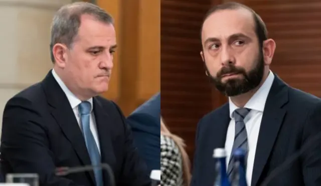 Ceyhun Bayramov Ararat Mirzoyan Qarabağ Dağlıq Qarabağ Karabağ münaqişəsi LAçın dəhlizi Lacin Corridor Armenia Azerbaijan Azərbaycan Ermənistan 