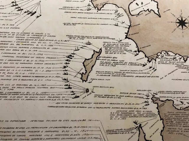 Detalhe da cartografia