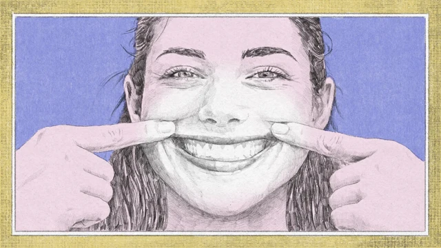 一名女子的插圖