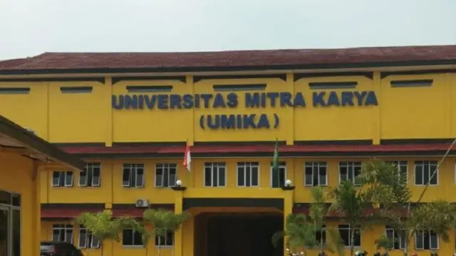 Universitas Mitra Karya (Mika) di Bekasi, Jawa Barat, dicabut izinnya.