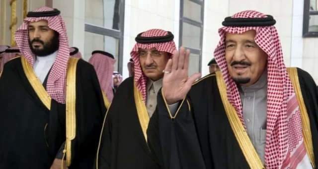 मोहम्मद बिन सलमान, मोहम्मद बिन नाएफ और किंग सलमान