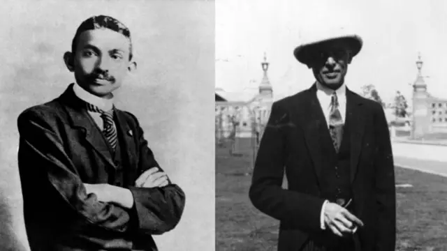 மகாத்மா காந்தி, முகமது அலி ஜின்னா இருவருமே சட்டம் படிக்க லண்டன் சென்றனர்