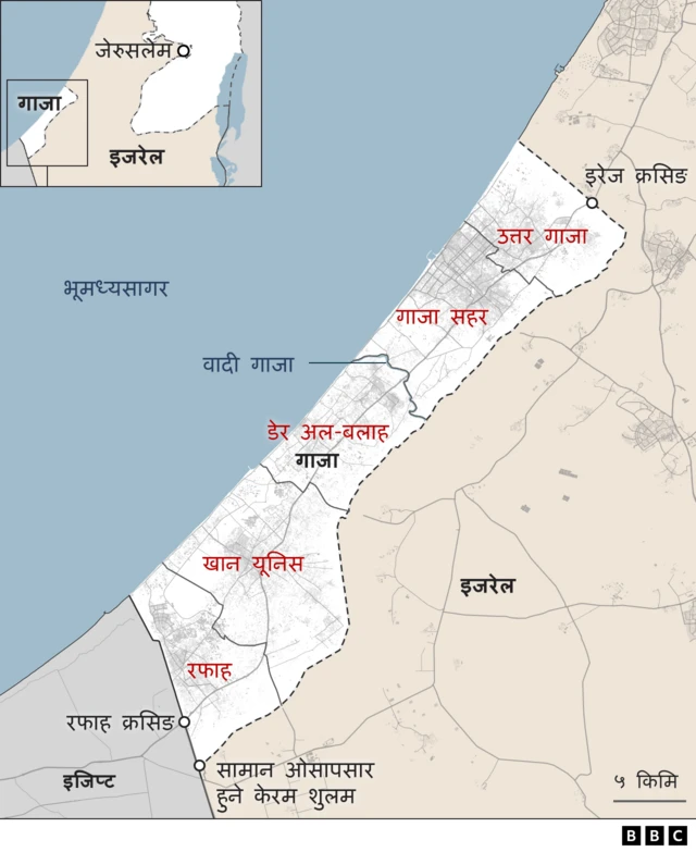 रफाहको नक्सा