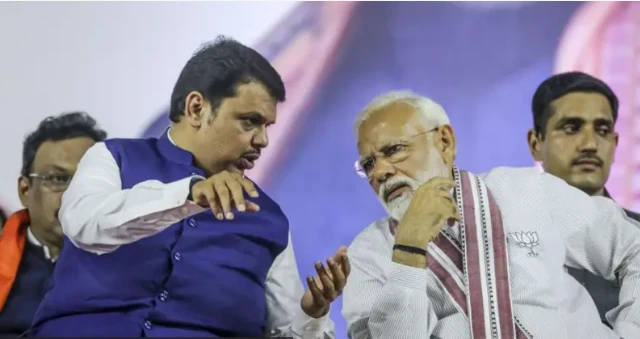 ਦੇਵੇਂਦਰ ਫਡਣਵੀਸ ਤੇ ਪ੍ਰਧਾਨ ਮੰਤਰੀ ਨਰਿੰਦਰ ਮੋਦੀ