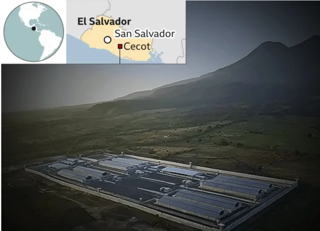 Cezaevinin kuş bakışı görüntüsü