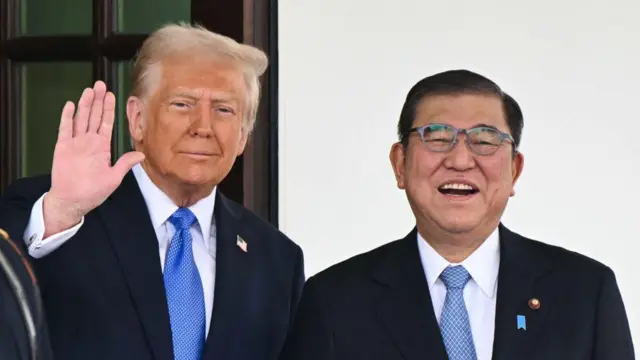 트럼프 대통령과 이시바 총리