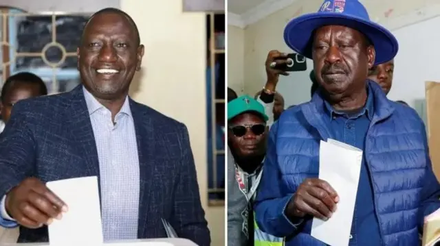 William Ruto na Raila Odinga