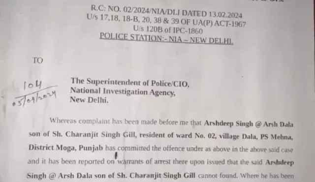 एनआईए के आरोप