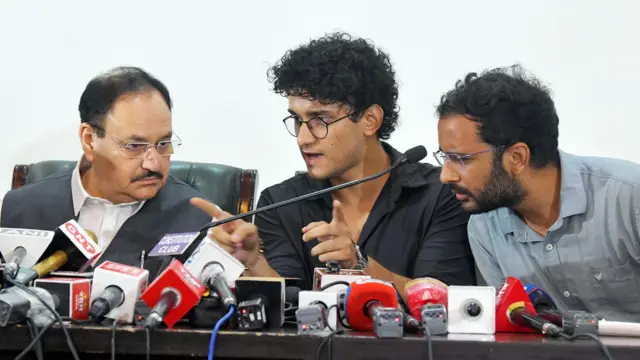কেন্দ্রীয় স্বাস্থ্যমন্ত্রী জেপি নাড্ডার সঙ্গে বৈঠক সিজেপির মুখপাত্র সৌরভ দাস ও আশুতোষ রাঙ্কা