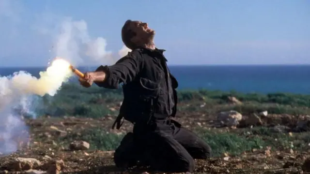 Nicolas Cage en una escena de la película "La Roca"