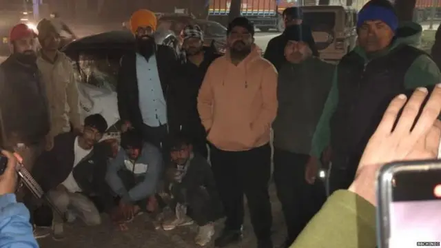 28 जनवरी 2023 की सुबह वारिस, नफीस और शौकीन के साथ अपनी टीम के साथ मोनू मानेसर