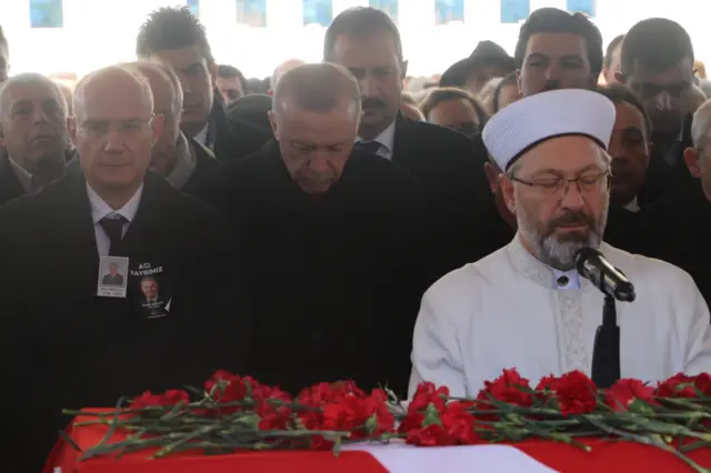Baykal cenazesinde Erdoğan
