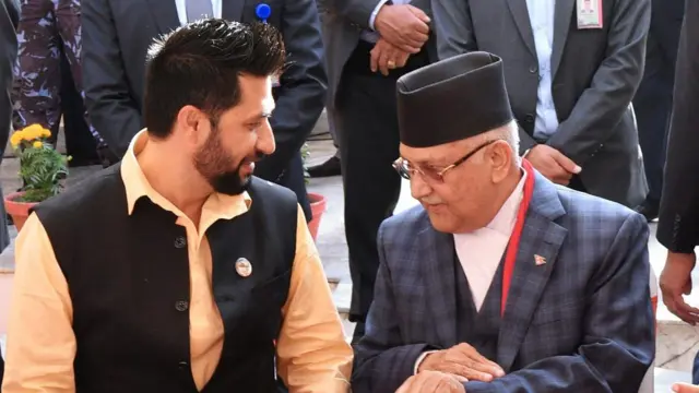 केपी ओली र रवि लामिछाने