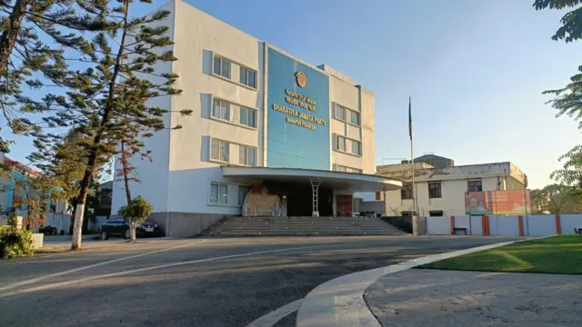 बीजेपी का इंफाल स्थित कार्यालय.