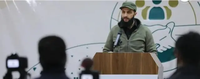 
2023 मध्ये तुर्की आणि सीरियामध्ये भूकंप आल्यानंतर अल-जुलानी प्रसारमाध्यमांशी बोलले होते 