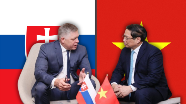 Ông Robert Fico, ông Phạm Minh Chính