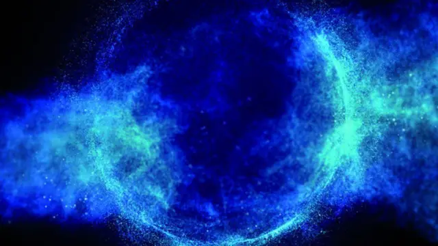 Représentation artistique du champ de Higgs. 