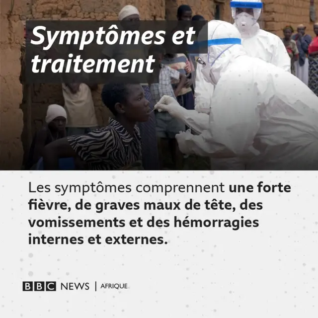 Symptômes du virus de Marburg