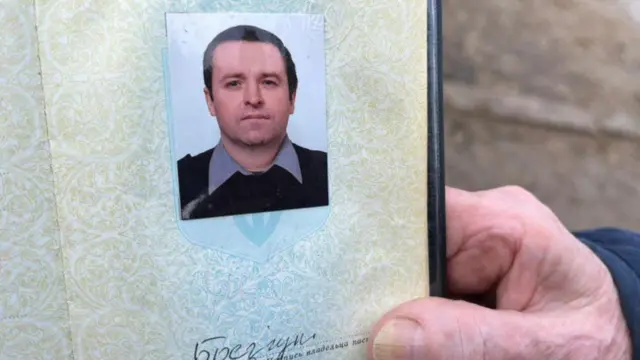 Serhii's passport 