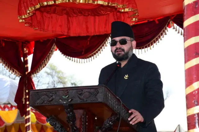 नेपाली सेनाको कार्यक्रममा प्रधानमन्त्री वालेन्द्र शाह 'बालेन' मन्तव्य दिँदै