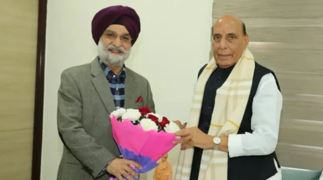 ਤਰਨਜੀਤ ਸੰਧੂ ਅਤੇ ਰਾਜਨਾਥ ਸਿੰਘ