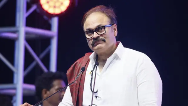 జనసేన 12వ ఆవిర్భావ సభలో ప్రసంగిస్తున్న నాగబాబు