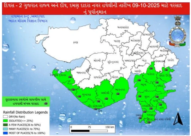 બીબીસી ગુજરાતી હવામાન વરસાદ ચોમાસું વાવાઝોડું શક્તિ વેધર અપડેટ 