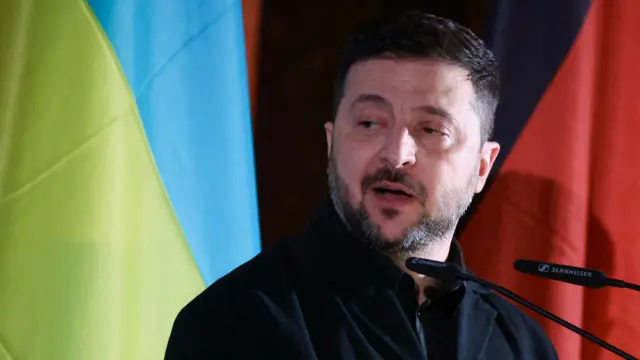 الرئيس الأوكراني فولوديمير زيلينسكي.