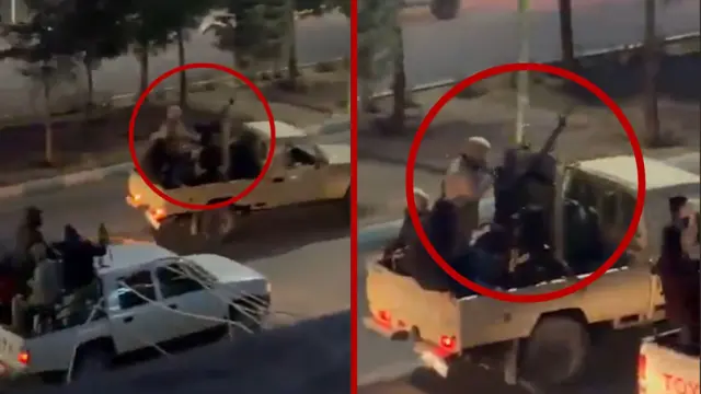 اسکرین‌شات مربوط به ویدیوی اعتراضات دی ۱۴۰۴ - مکان نامشخص 