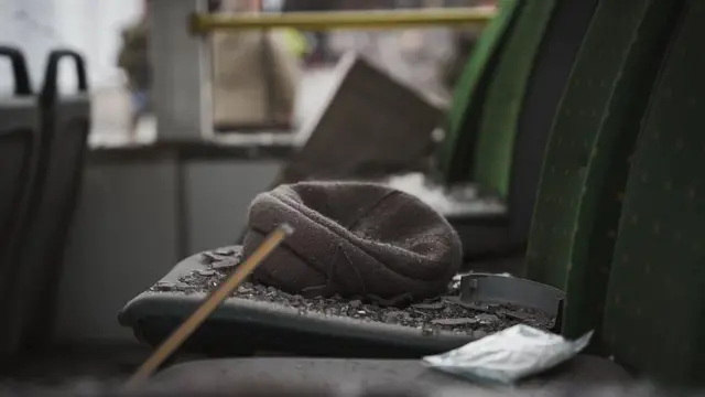 згорілий автобус у Сумах