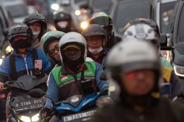 Sepeda motor di Jakarta