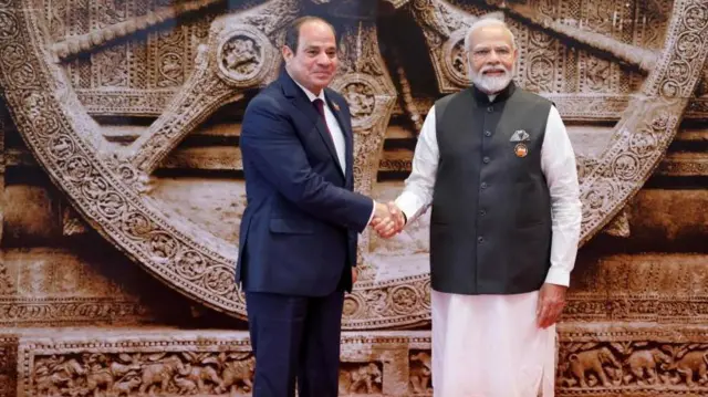 मोदी और अल सीसी 