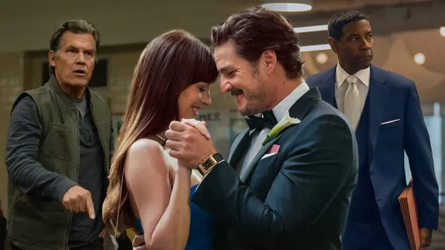 Cenas dos filmes 'A Hora do Mal', 'Luta de Classes' e 'Amores Materialistas', indicados entre os melhores de 2025 até o momento pelos críticos da BBC