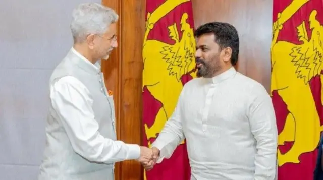 भारत के विदेश मंत्री एस जयशंकर और राष्ट्रपति दिसानायके
