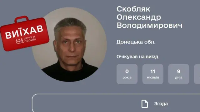 Так виглядають профілі засуджених колаборантів на сайті "Хочу к своим"