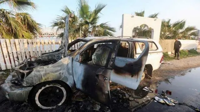 Aworan mọto ti wọn jo nina