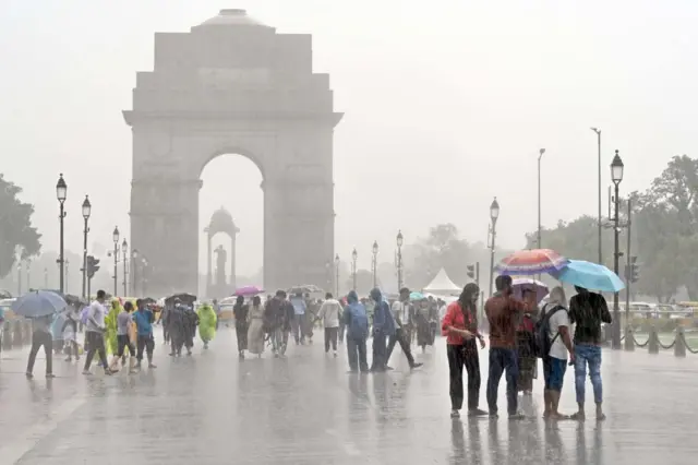 દિલ્હીમાં વરસાદ 