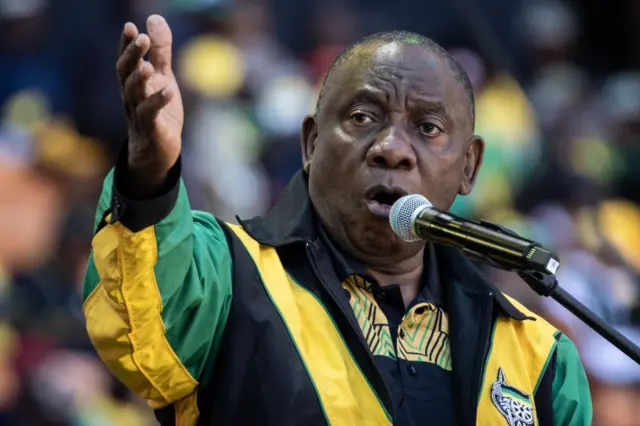 El presidente de Sudáfrica, Cyril Ramaphosa