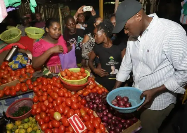 Un candidat au marché