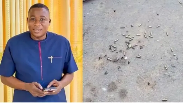 Aworan Sunday Igboho ati ọta ibọn to ni wọn yin lasiko ikọlu si ile oun