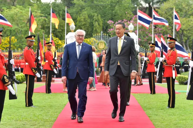 นายกฯ ให้การต้อนรับประธานาธิบดี ฟรังค์-วัลเทอร์ ชไตน์ไมเออร์ แห่งเยอรม