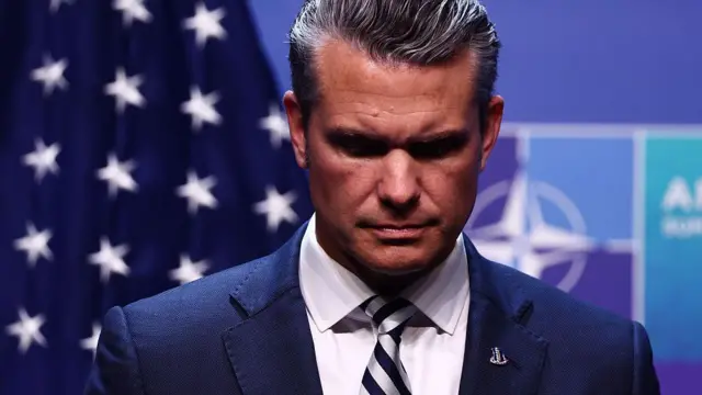 Secretario de Defensa de EE.UU., Pete Hegseth. 