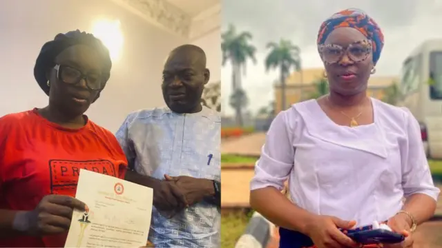 Foto Justina Azuka na Sinetọ Tony Nwoye