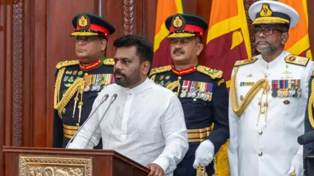 श्रीलंका के नए राष्ट्रपति अनुरा कुमारा दिसानायके 