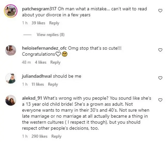 Fans react to Millie Brown engagement announcement