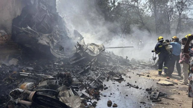 Scene of di crash