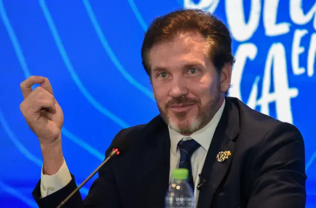 presidente de la Conmebol, Alejandro Domínguez